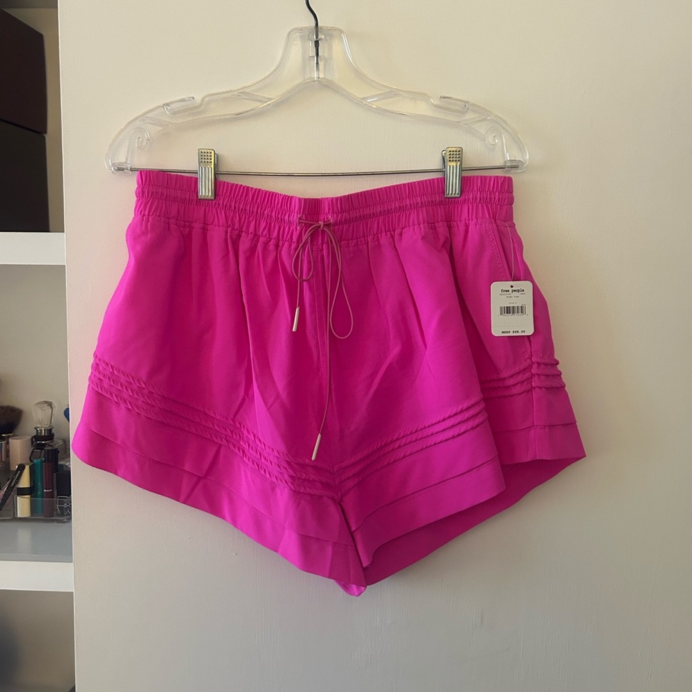 Free People Movement Miami Pink Track Suit short